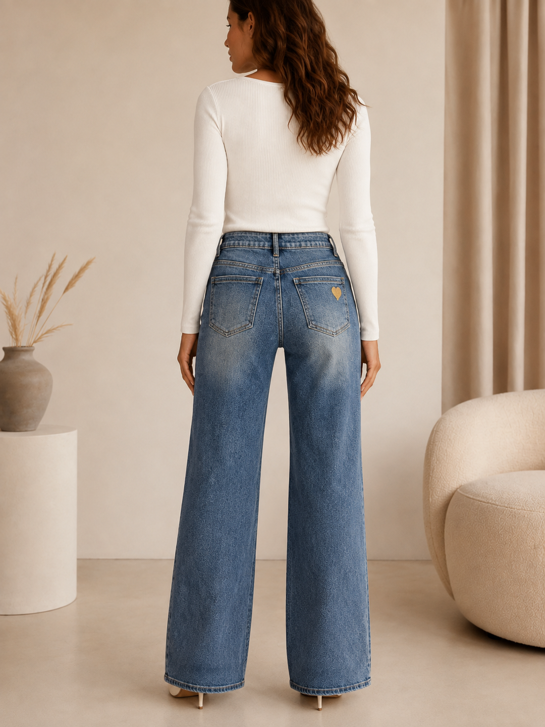 Mila Soft Stretch Wide Leg Jeans VSMISS XJ507