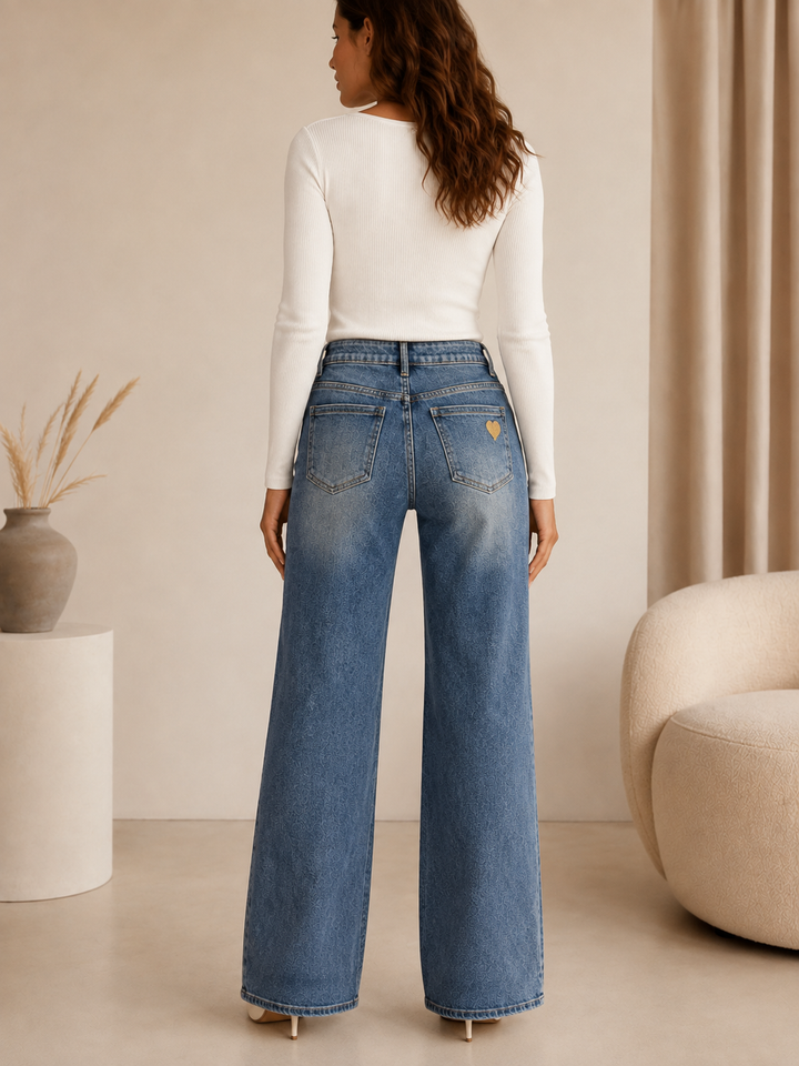 Mila Soft Stretch Wide Leg Jeans VSMISS XJ507