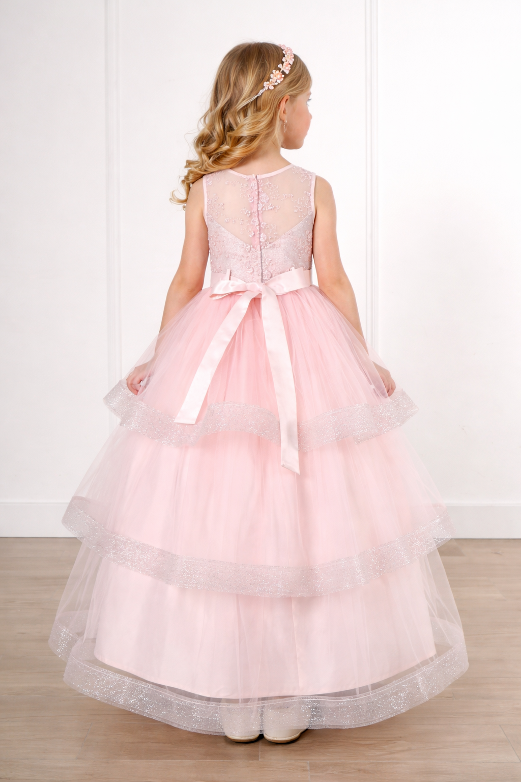 Princess Rose Luxe Kinderjurk 3668