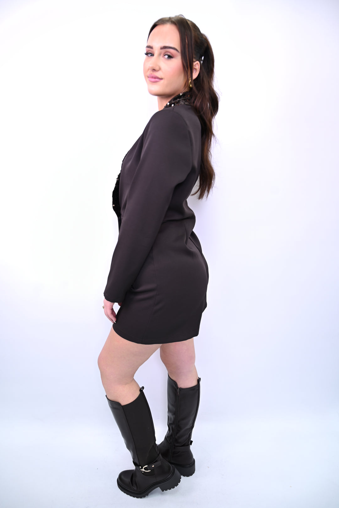 Sequin Crest Playsuit 65720