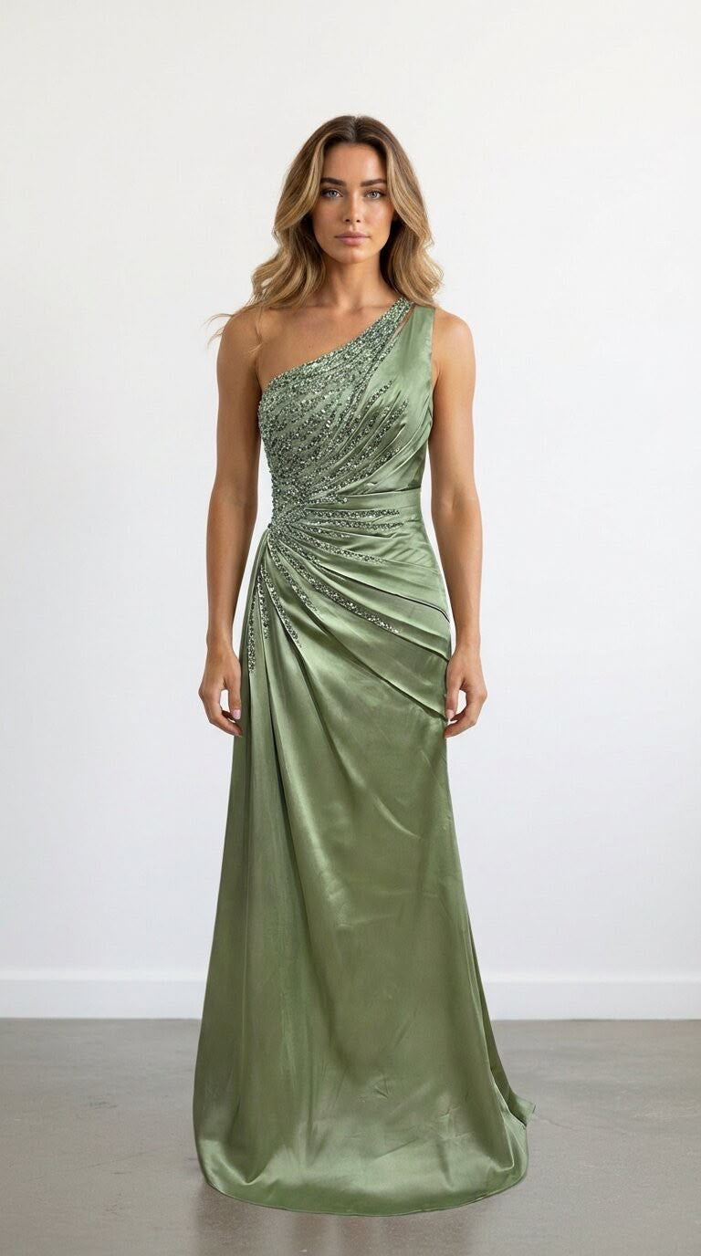 Amélie One Shoulder Galajurk 1873
