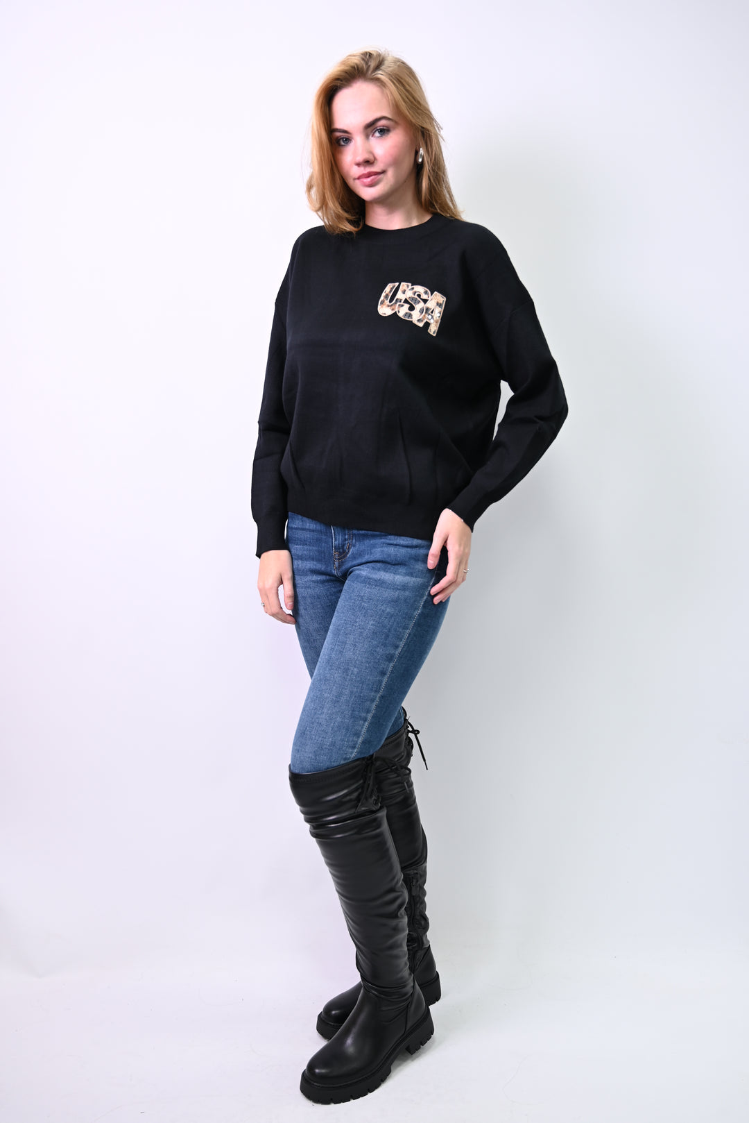 Sweater USA L’Éclat Patriotique H23