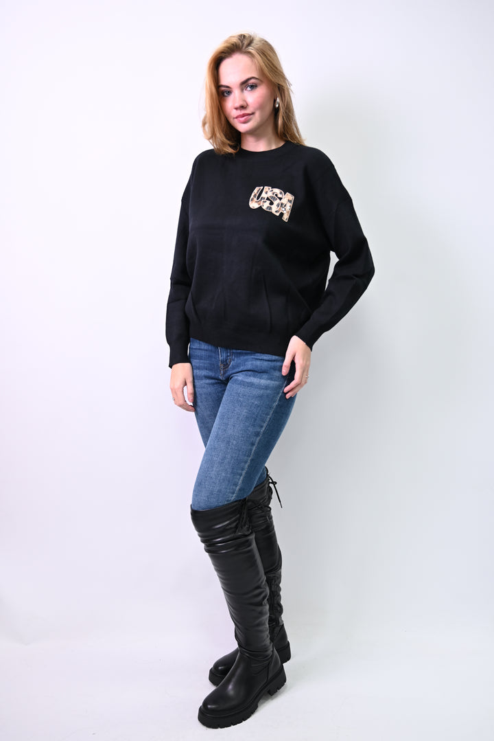 Sweater USA L’Éclat Patriotique H23