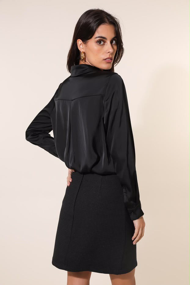 Elegant Satin Touch Blouse CH316
