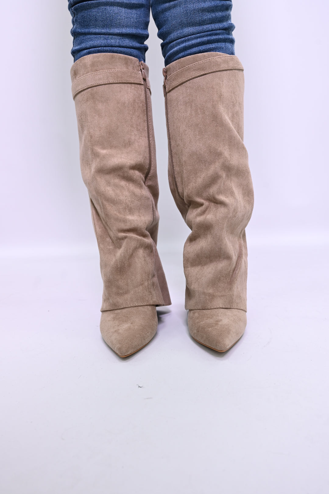 Luna Suède Dameslaars – Zandkleur 9501A