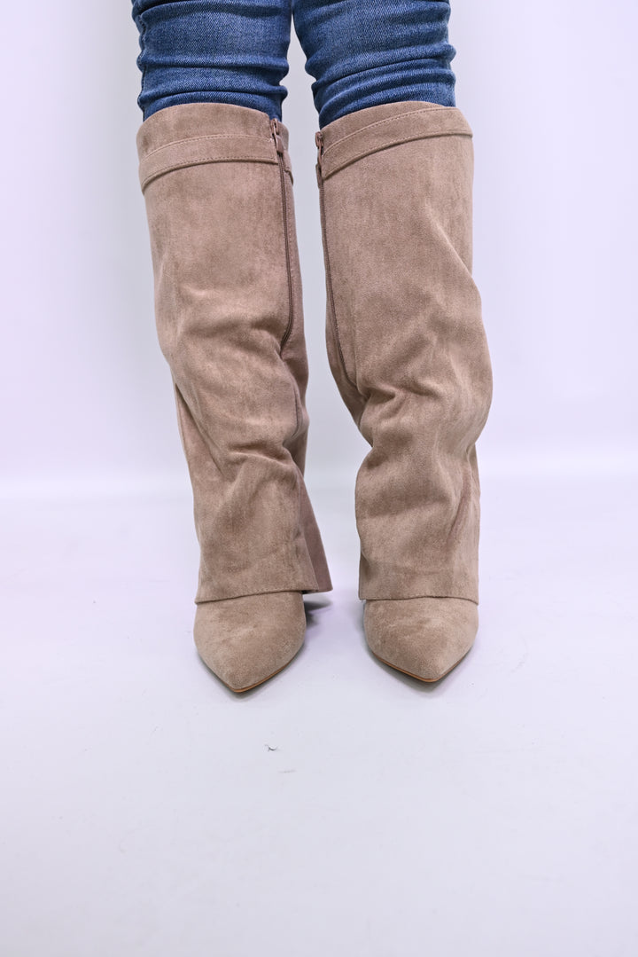 Luna Suède Dameslaars – Zandkleur 9501A