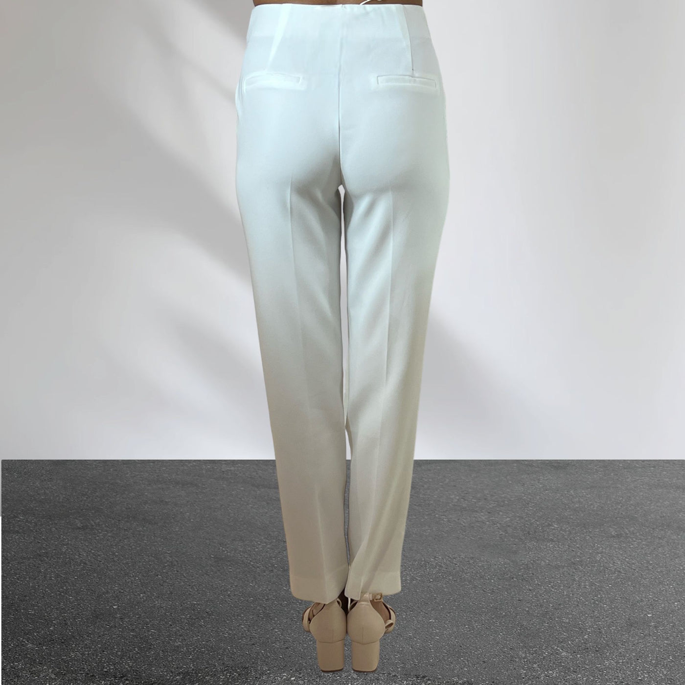 Dames pantalon wit P951