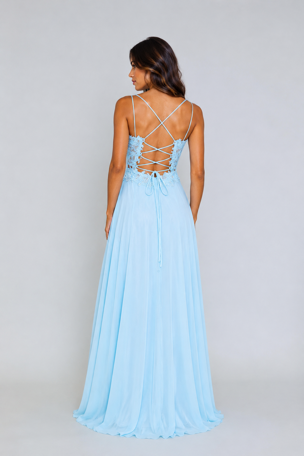 Celestia Lace Evening Dress 9206