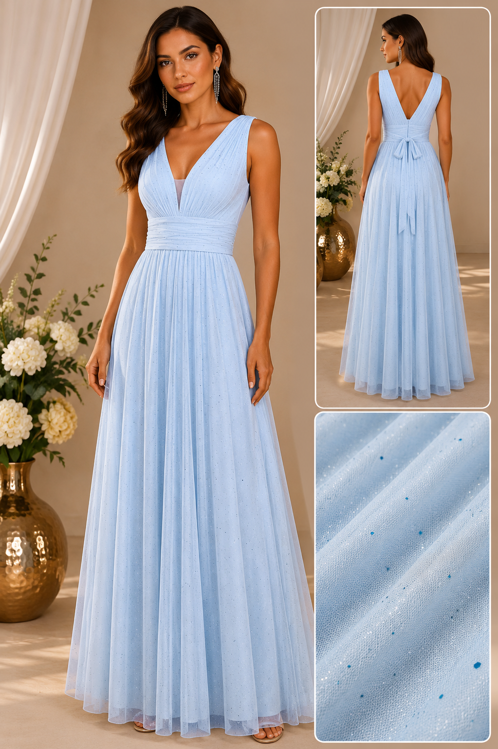 Celestia Shimmer Maxi Dress 20032