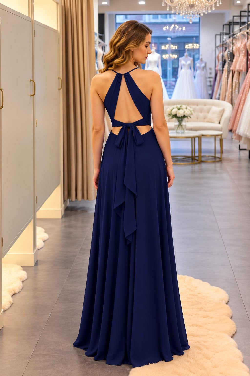 Celeste Chiffon Gala Dress 80557