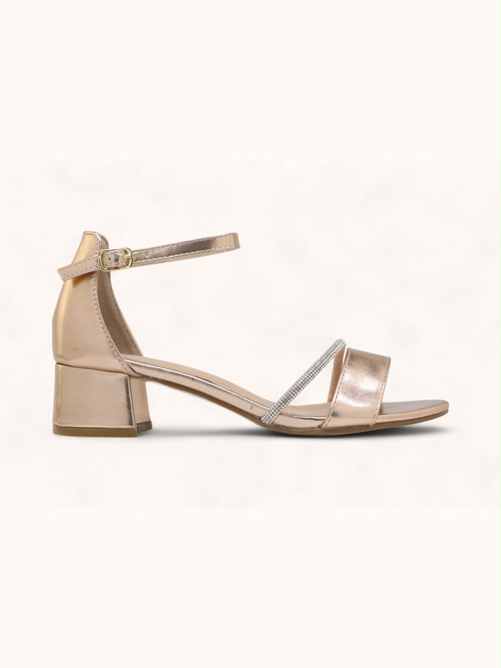 Zilveren Elegante Sandalet met Strass 3527-30