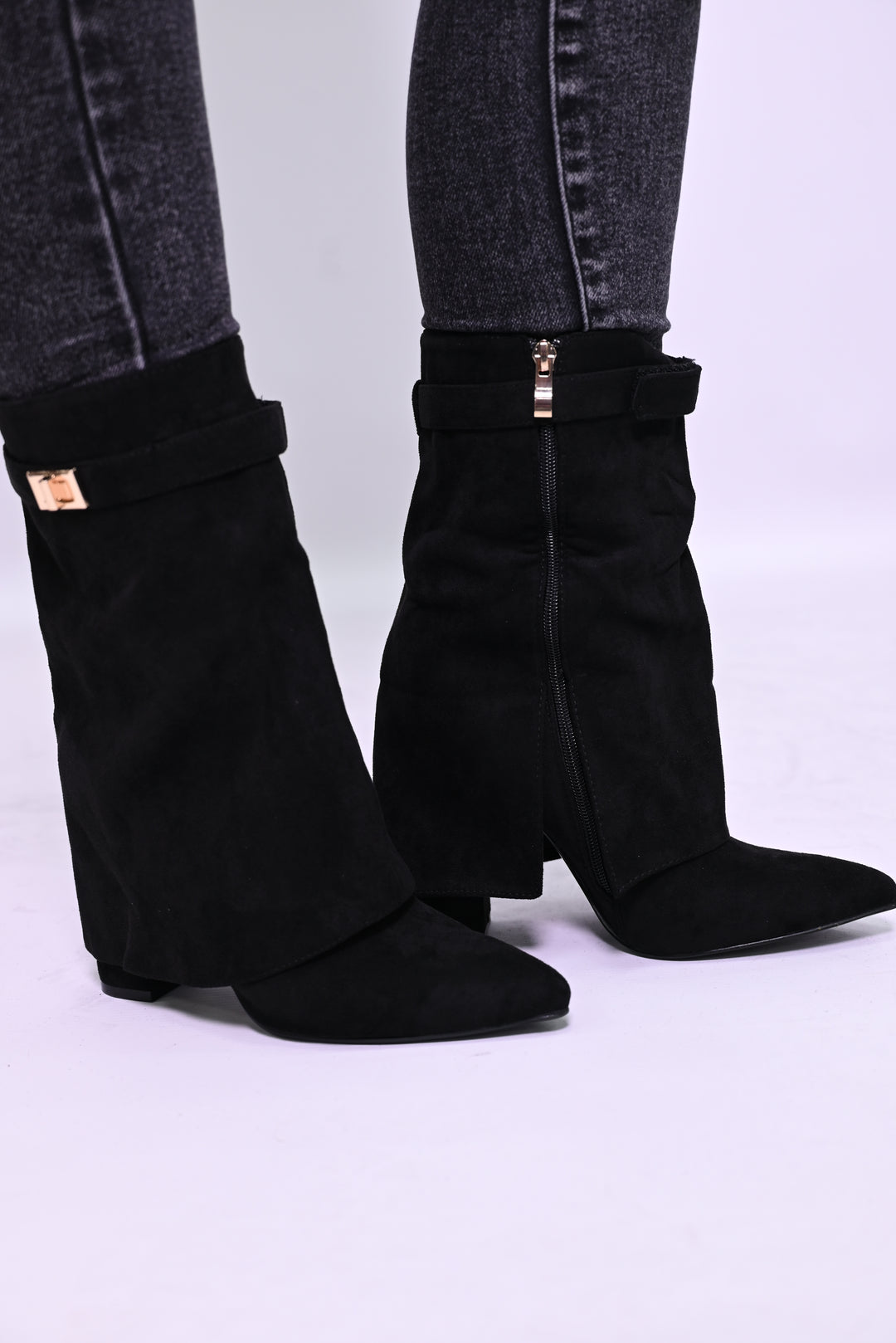 Half sharkboots Suède LA3116