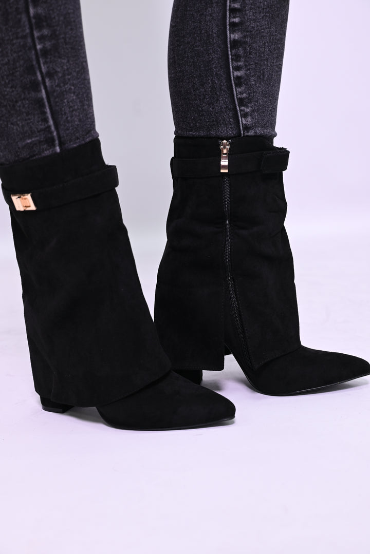 Half sharkboots Suède LA3116