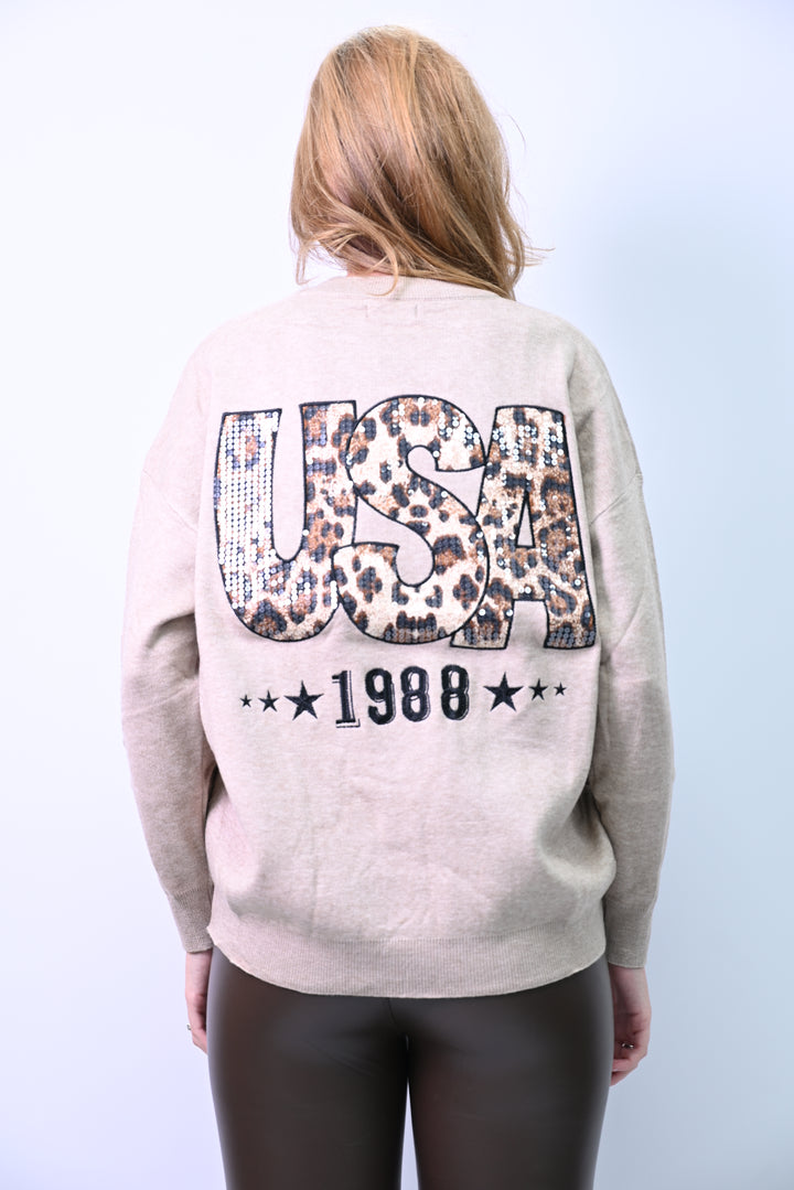 Sweater USA L’Éclat Patriotique H23
