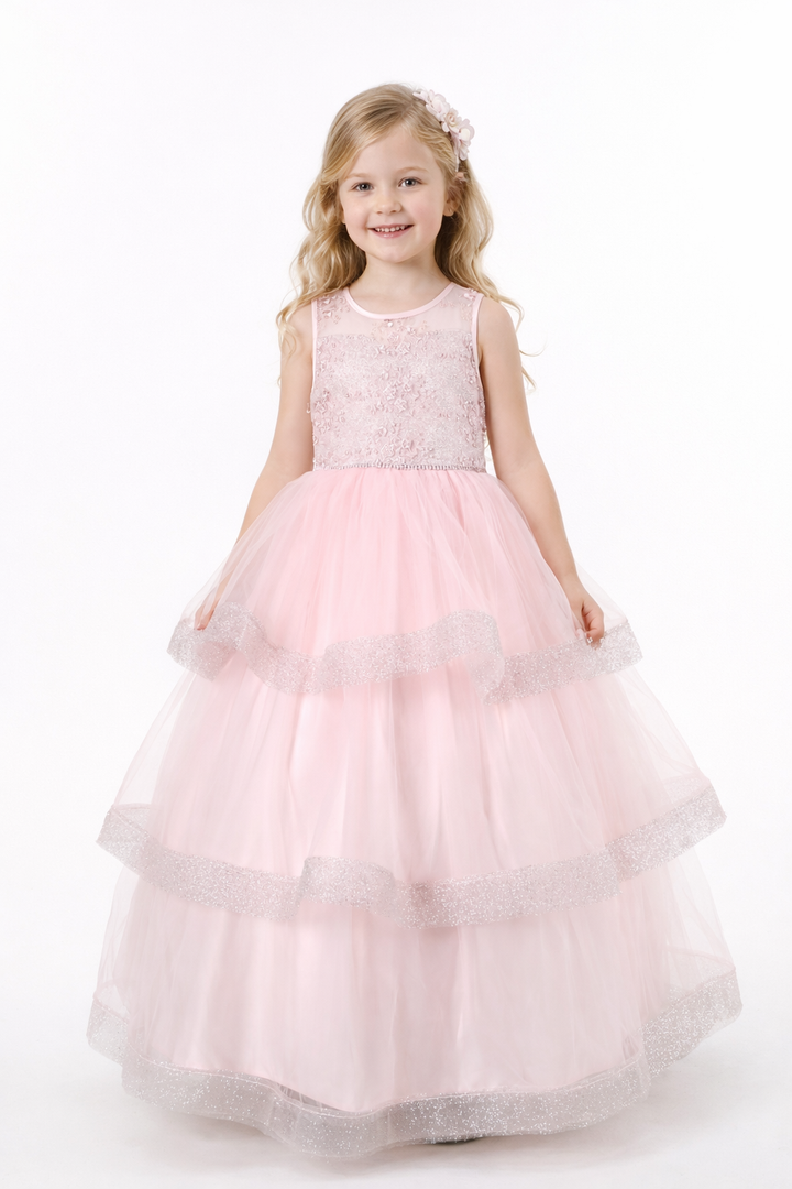 Princess Rose Luxe Kinderjurk 3668