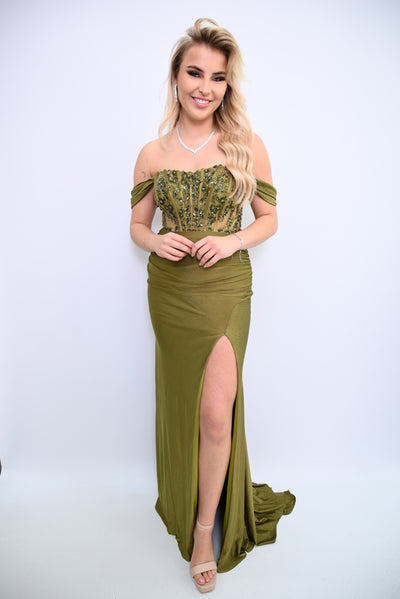 Glamoureuze Avondjurk met Beaded Details  
F86004