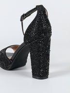 Celestia Crystal Block Heels Y490