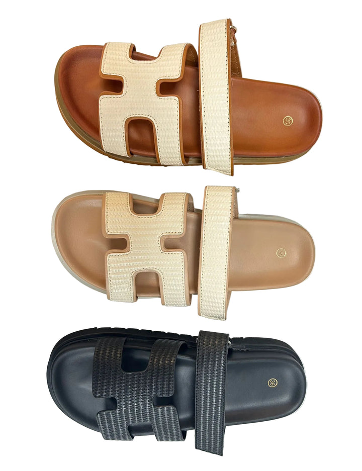 Luxe gevlochten sandalen
A6273