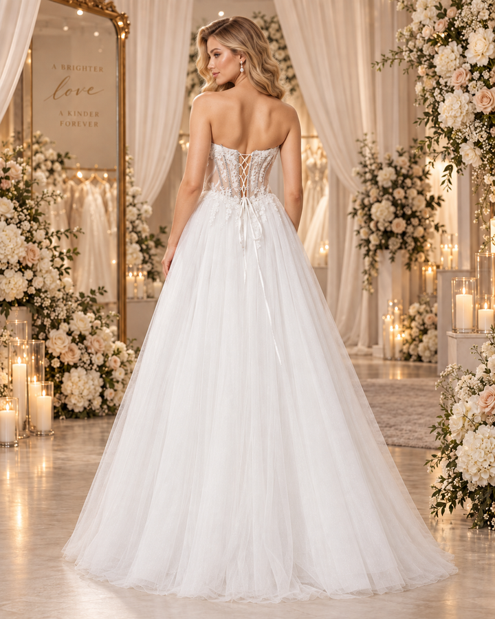 Elara Sparkle Bridal Gown 25010H
