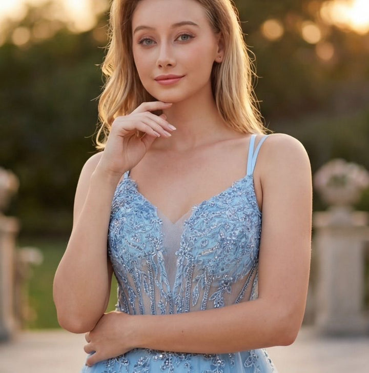 Rosé Elegance Gala Jurk 6778H