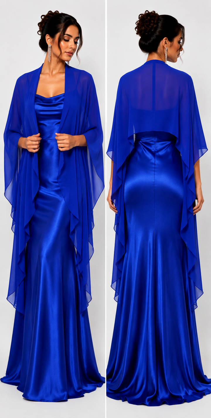 Elegance Chiffon Gala Omslagdoek B1701