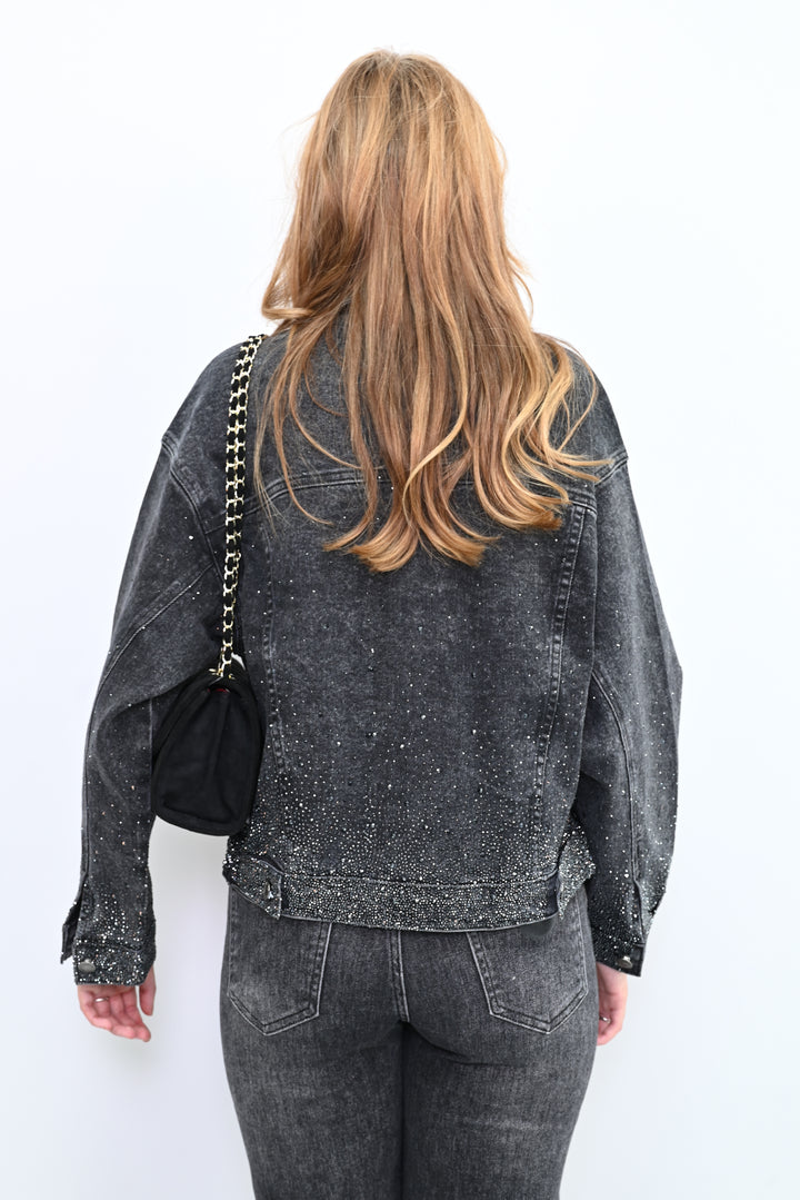 Midnight Glint Denim Jacket HM8503-2