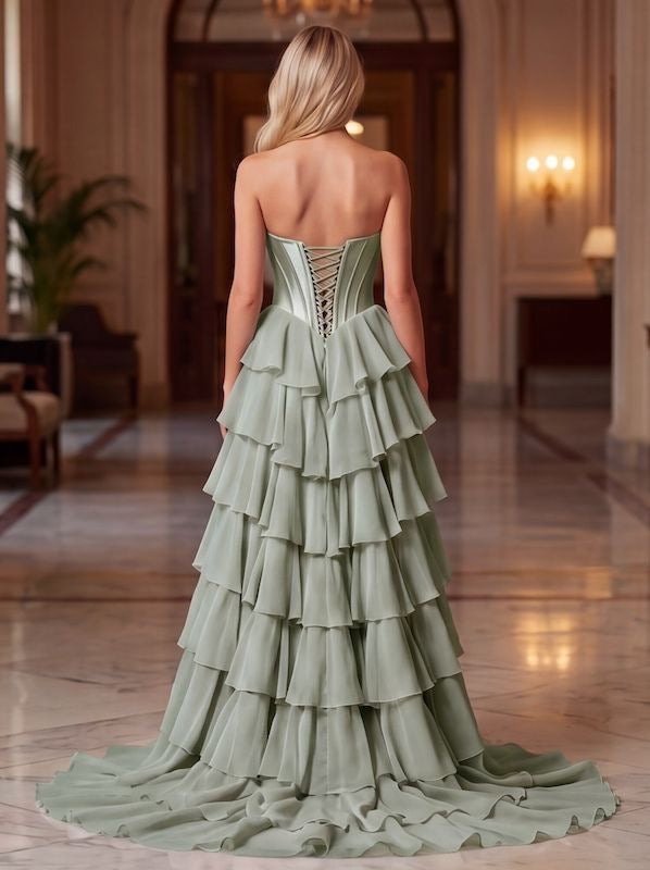 Celestia Ruffle Glam Gown 26196