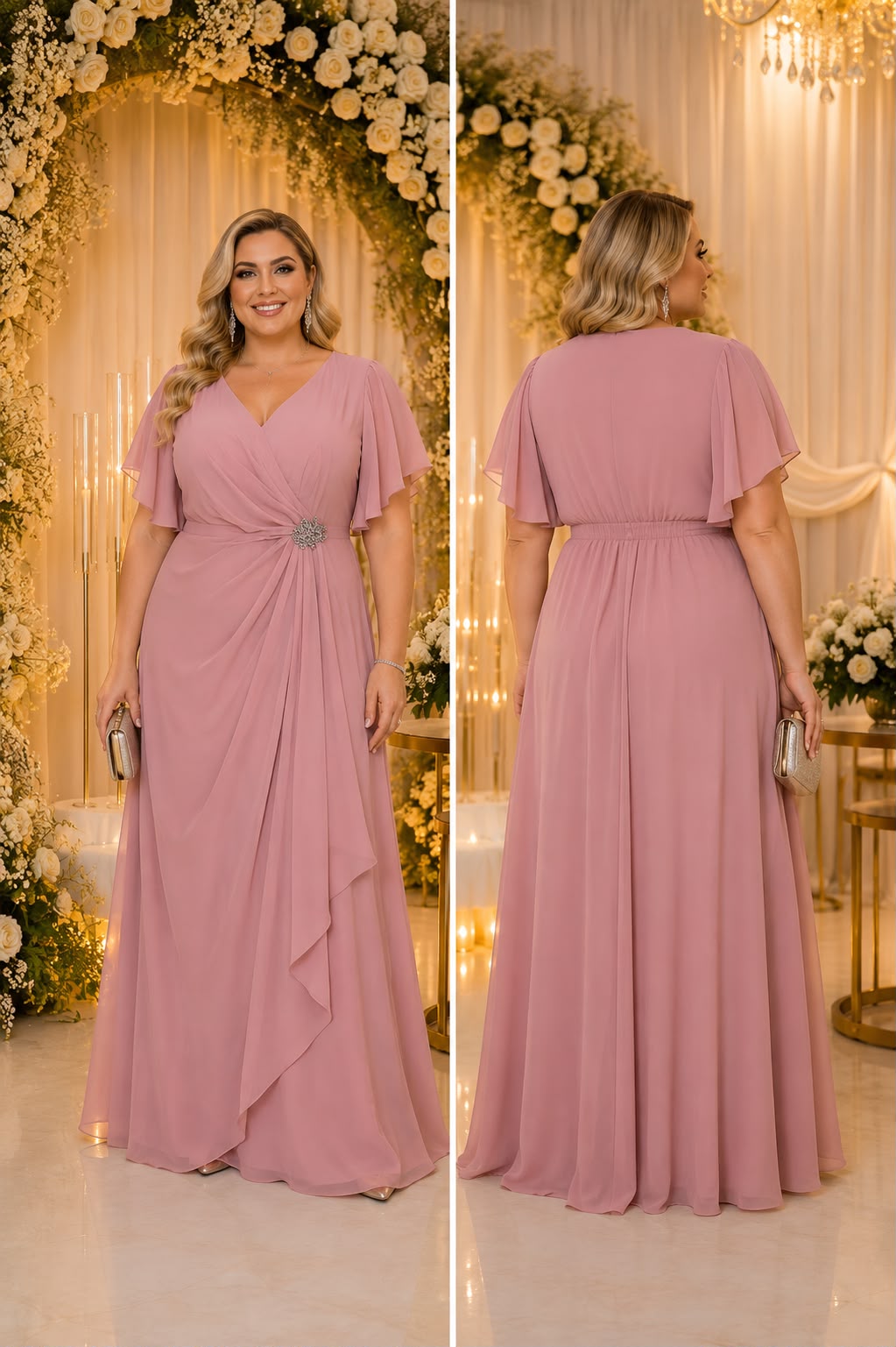 Aurélia Royale Queen Size Gala Dress FF24103