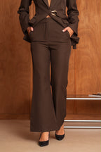 Elegant Wide-Leg Tailored Trousers 3284