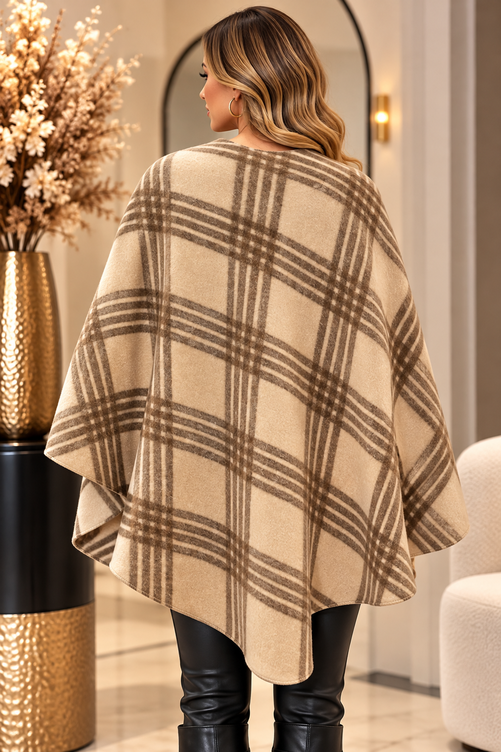 Elegant Soft Touch Poncho