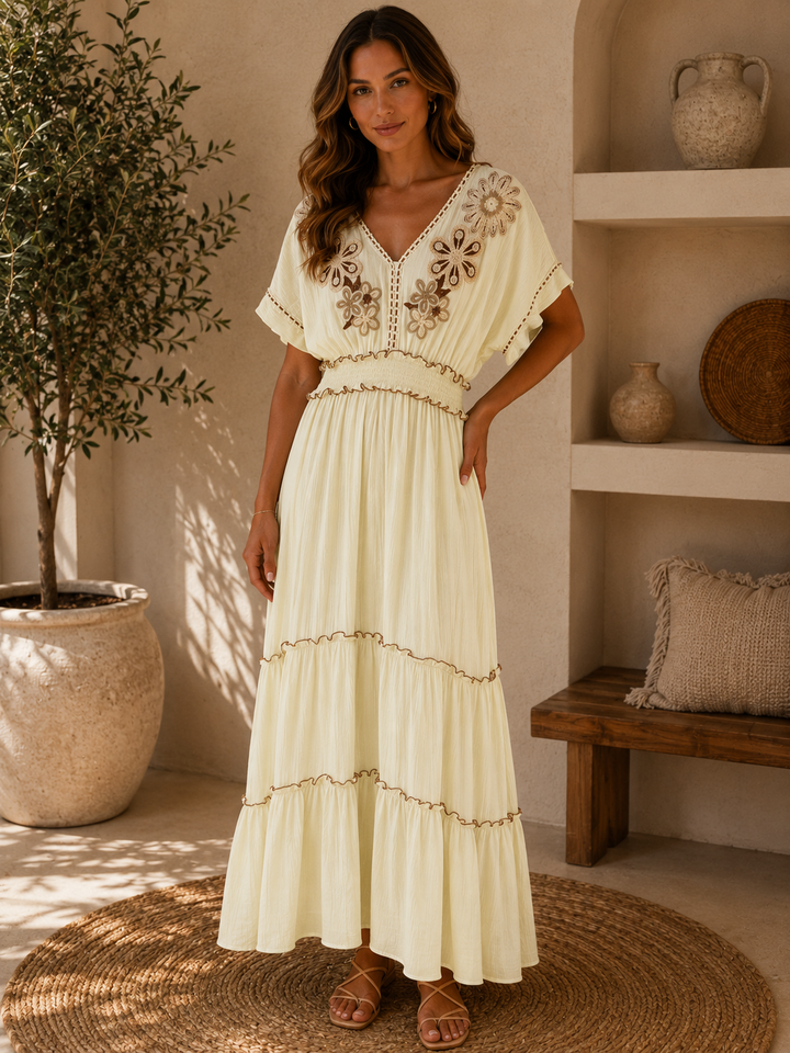 Bohemian Bloom Maxi Dress – 50772