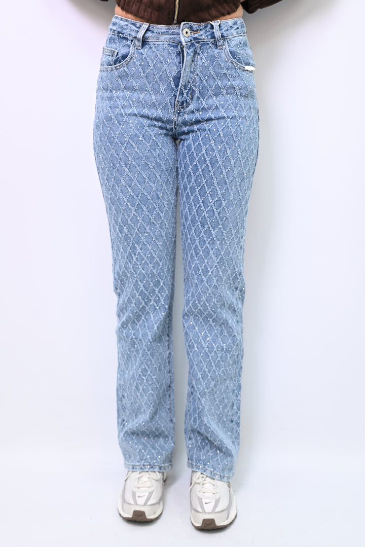 Skyline Diamond Pants Wideleg HelloMiss H826-2