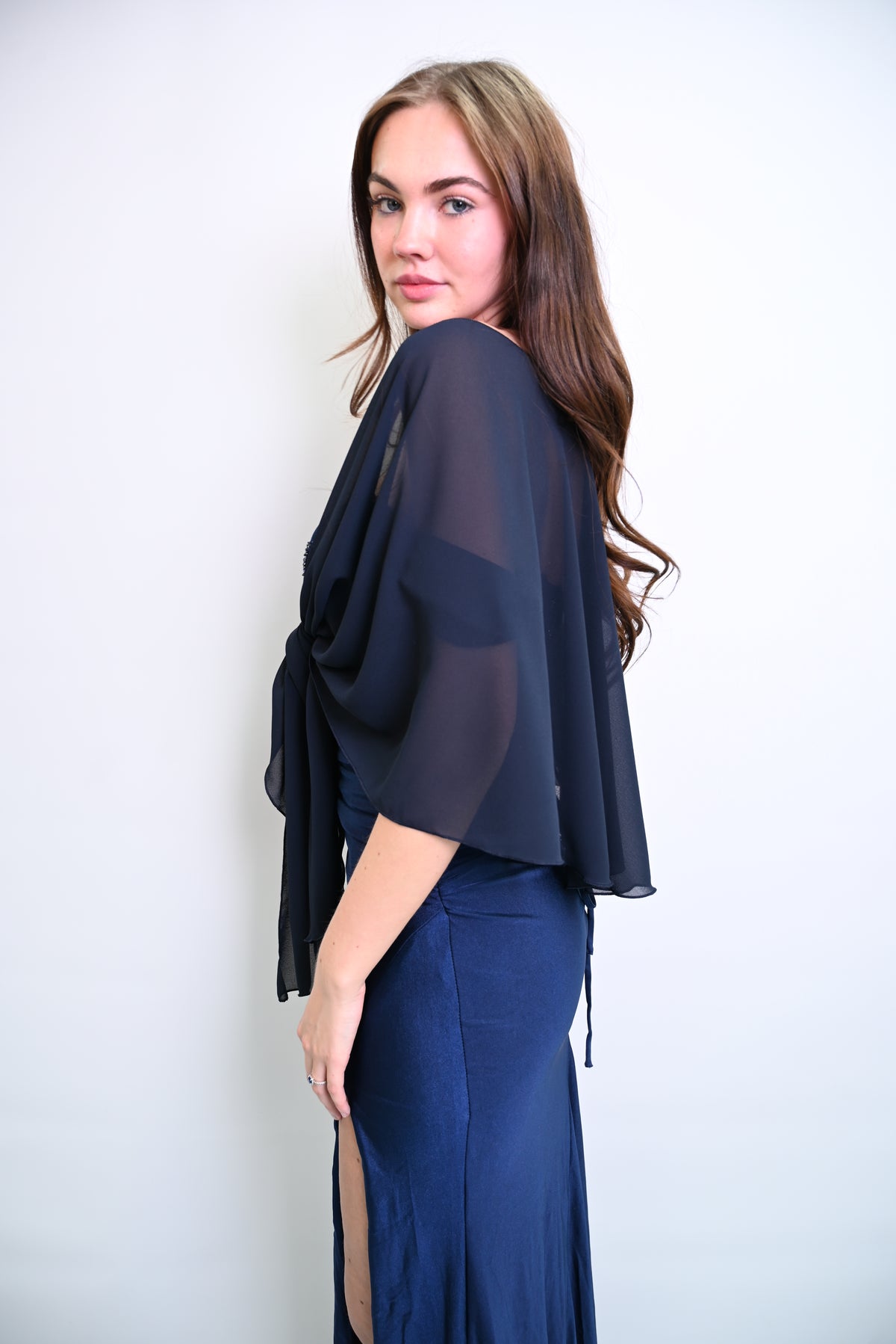 Luna Luxe Chiffon Omslagdoek