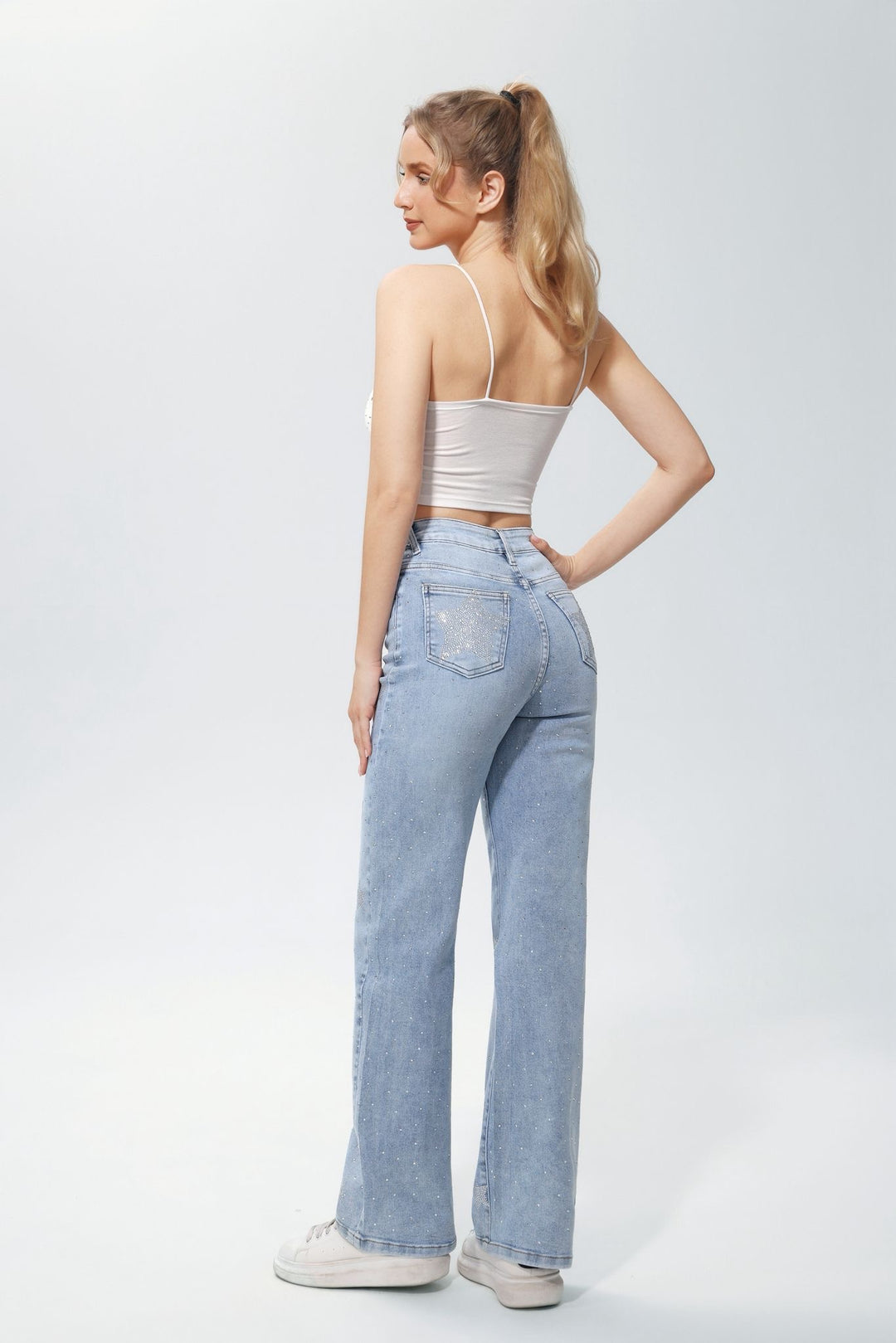 Starlight Denim Jeans – Light Blue HM1585