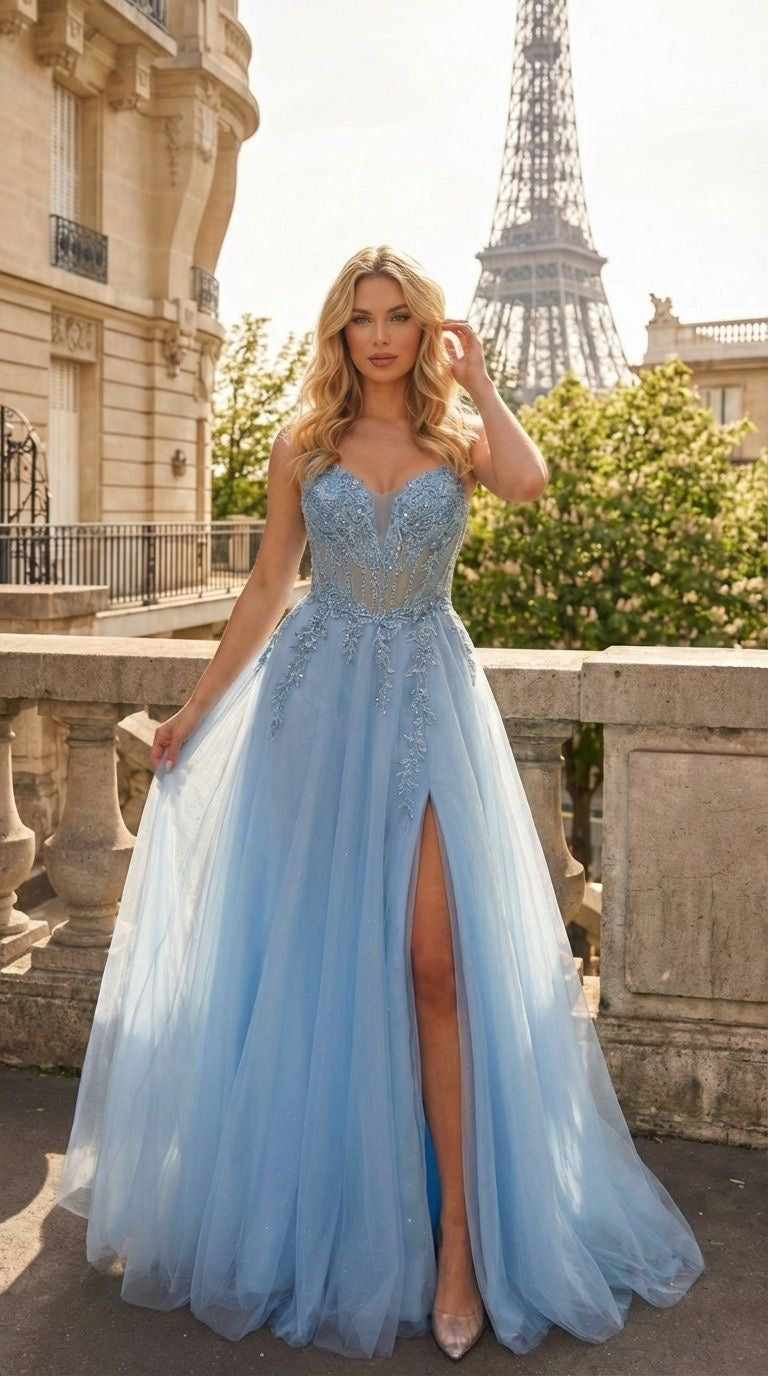 Rosé Elegance Gala Jurk 6778H