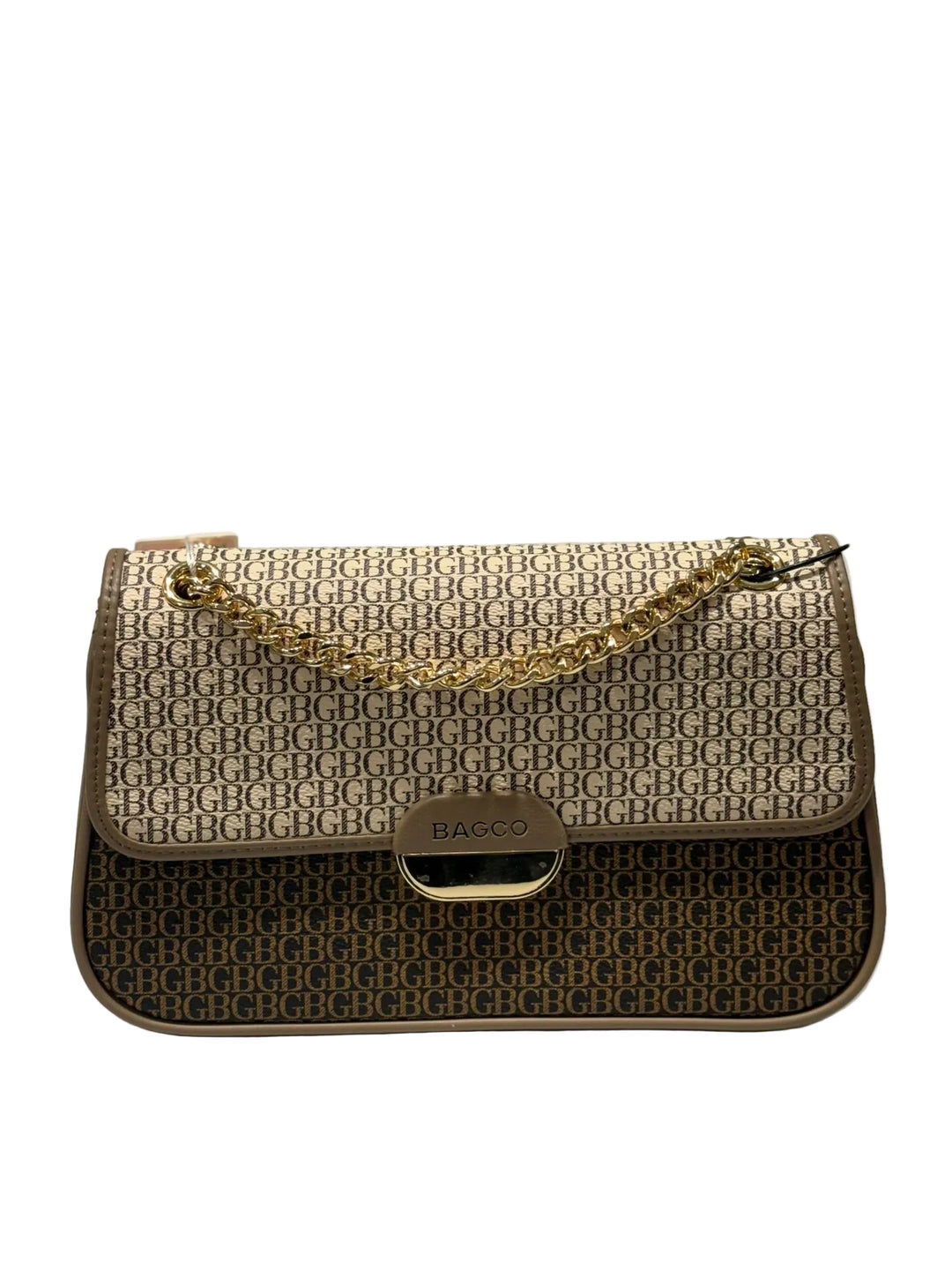 Monogram Chic Schoudertas – Black & Beige BC80033