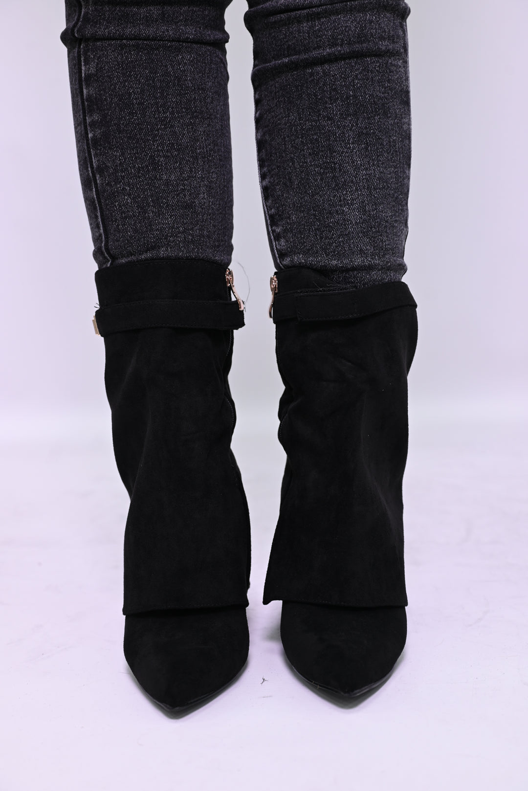 Half sharkboots Suède LA3116