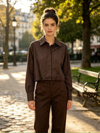 Gestreepte Damesblouse – Tijdloze Elegantie BN013