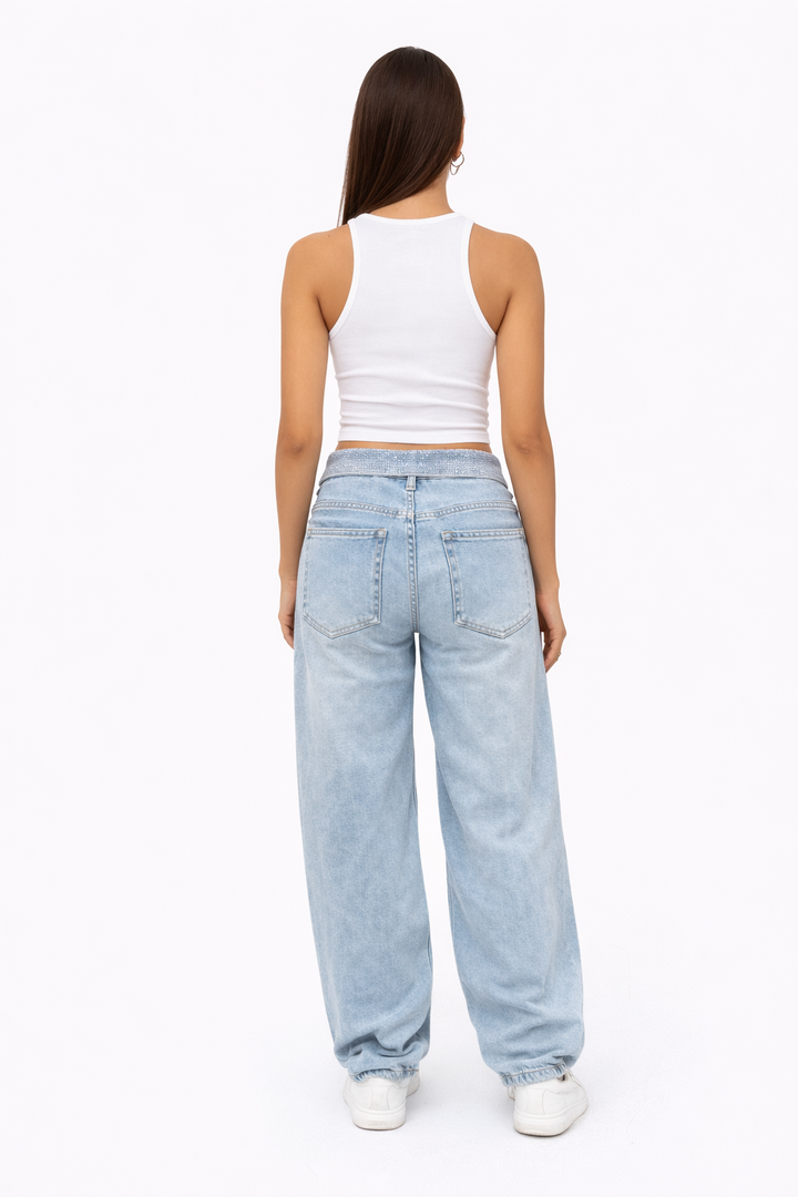VS Miss Diamond Waist Balloon Jeans 9457
