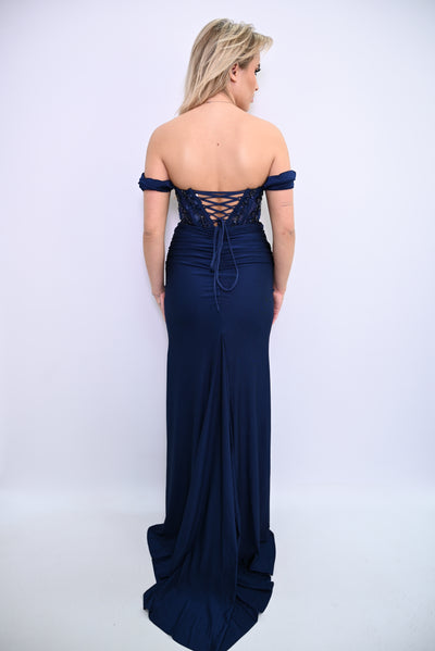 Glamoureuze Avondjurk met Beaded Details  
F86004