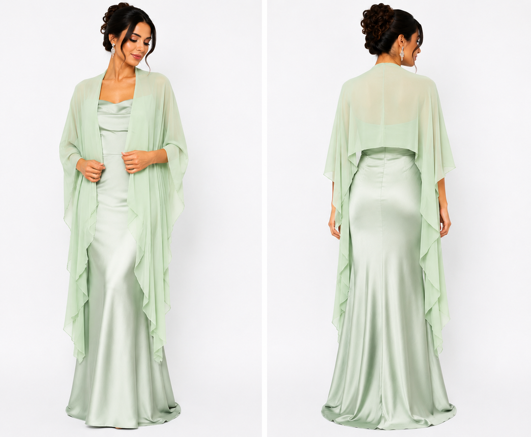 Elegance Chiffon Gala Omslagdoek B1701
