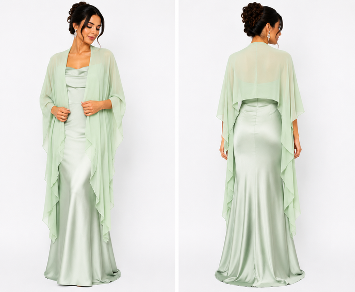 Elegance Chiffon Gala Omslagdoek B1701