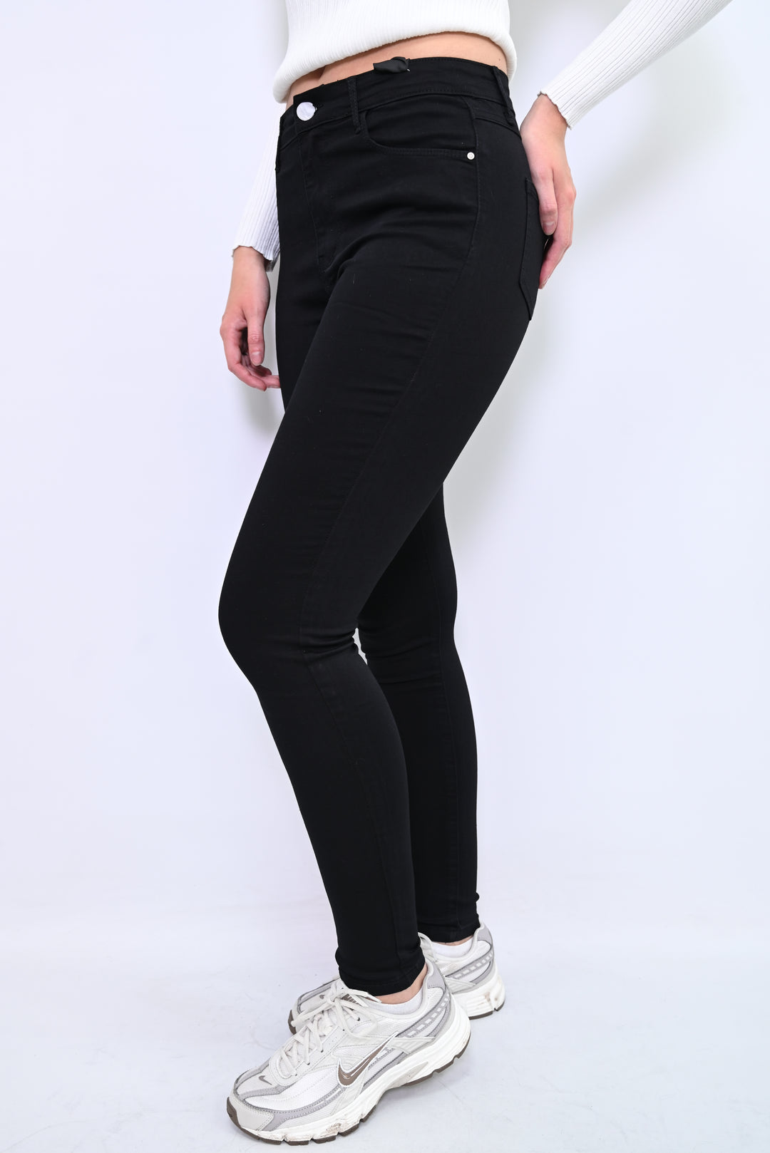 Dames skinny jeans Highwaist Goodies Second skin Queen Size Q628-1