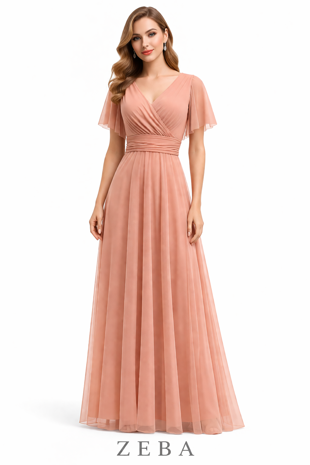 Seraphina Grace Chiffon Evening Gown 3589