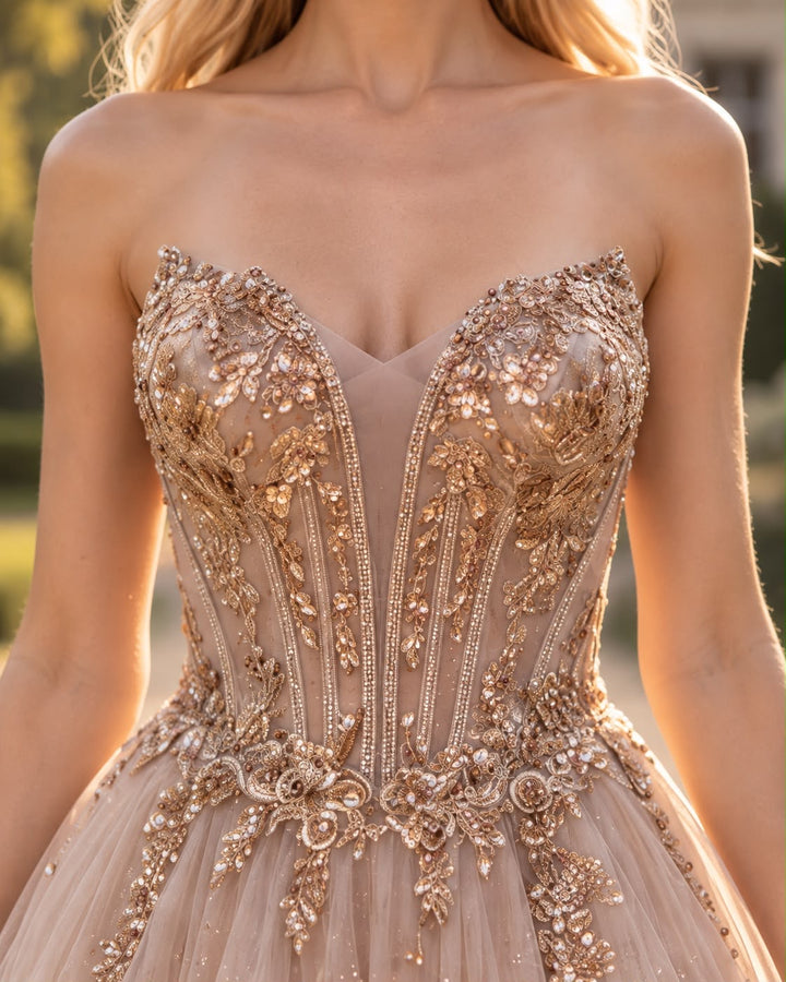 Elara Sparkle Bridal Gown 25010H