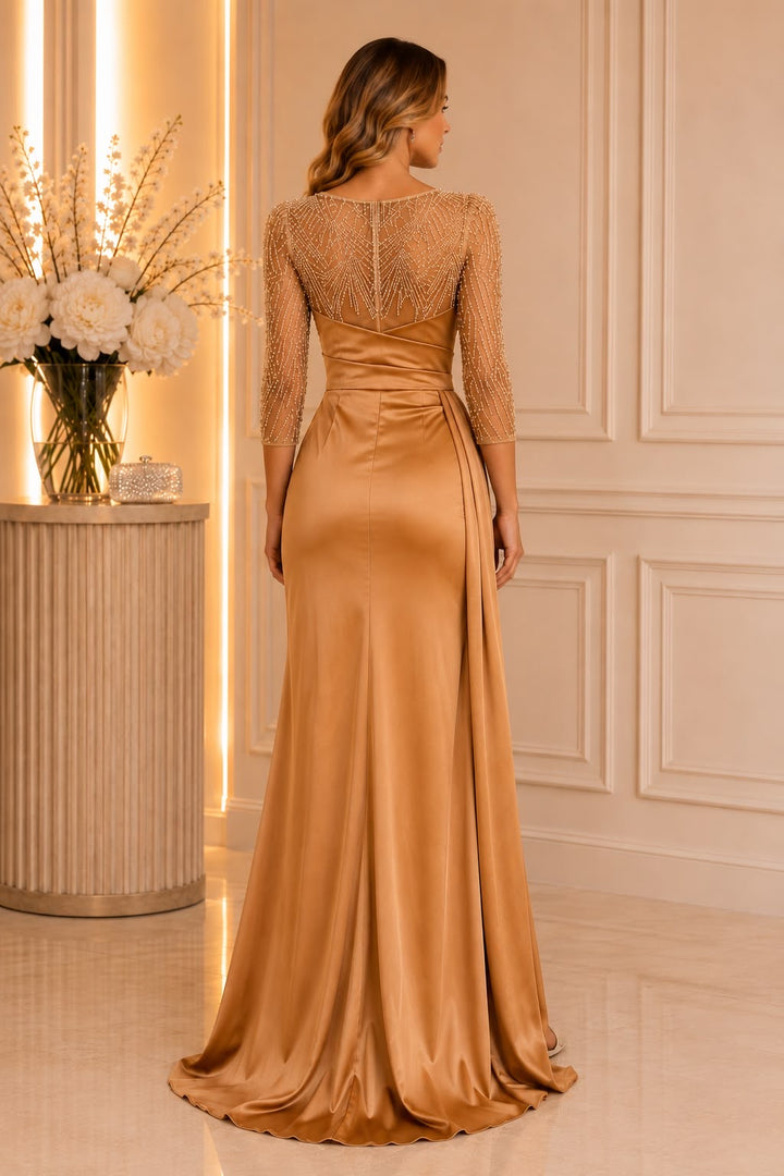 Valentina Luxe Satin & Strass Galajurk 1858