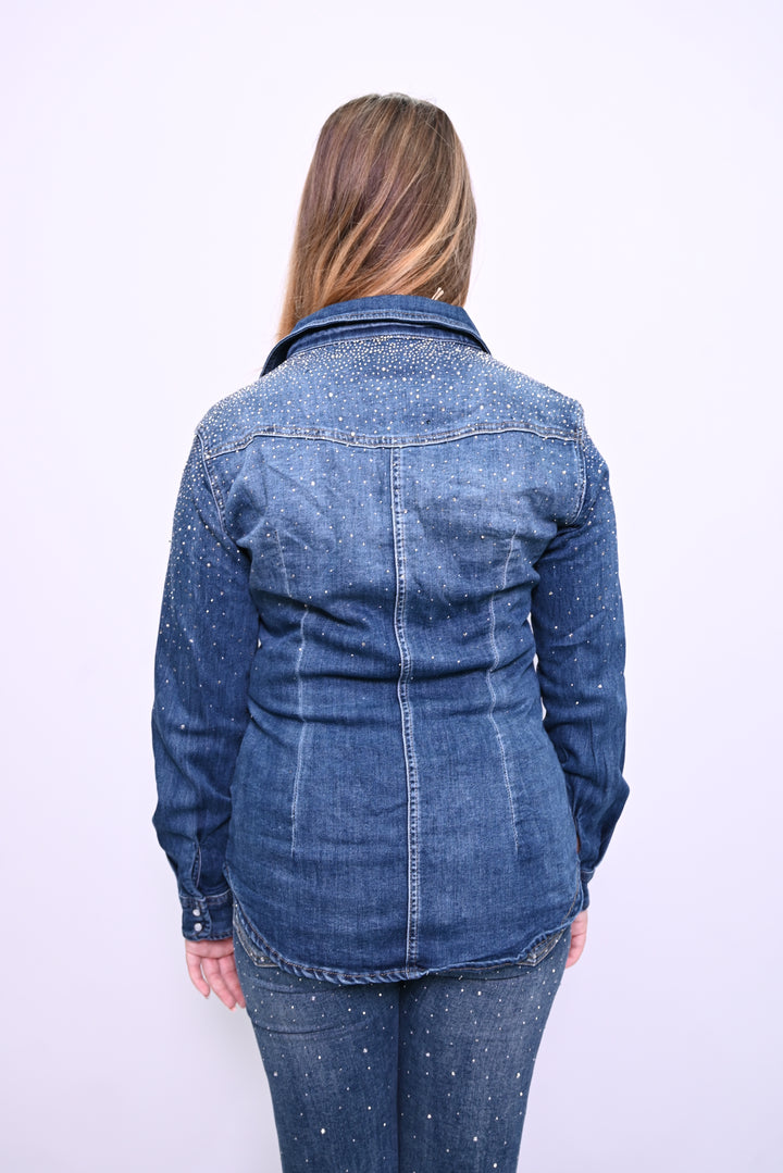 Sparkle Denim Blouse M2293