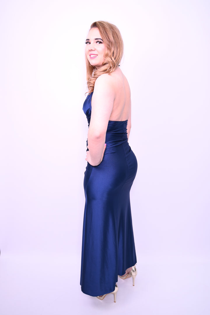 avondjurk met split Middernachtglans 31381