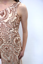 Midnight Elegance – One-shoulder avondjurk met verfijnde details 16552