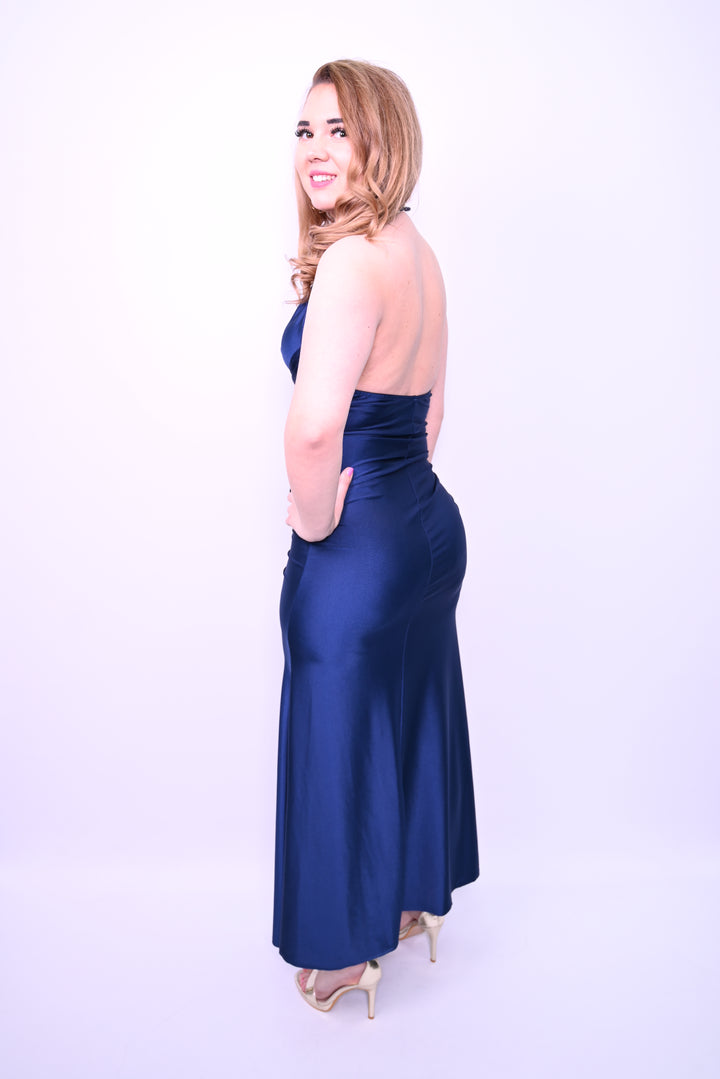avondjurk met split Middernachtglans 31381